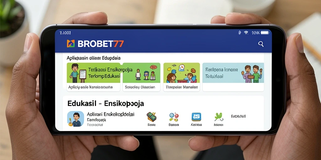 Antarmuka pengguna yang ramah dan informatif dari BROBET77.