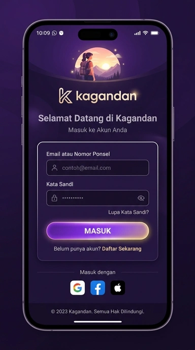 Panduan Masuk Akun Kagandan untuk Pengguna Android