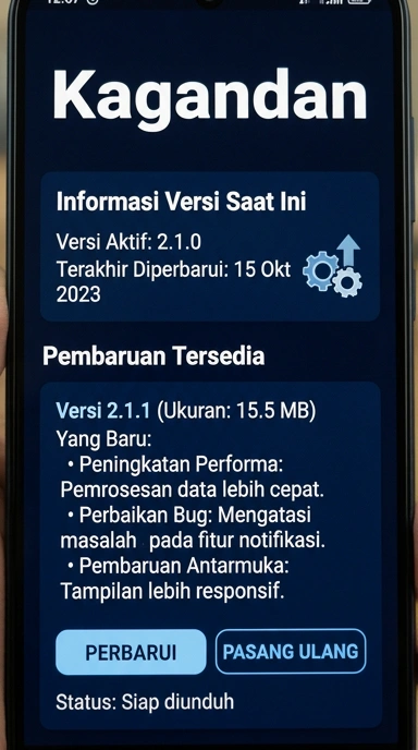 Riwayat Versi Terbaru Aplikasi kagandan untuk Android